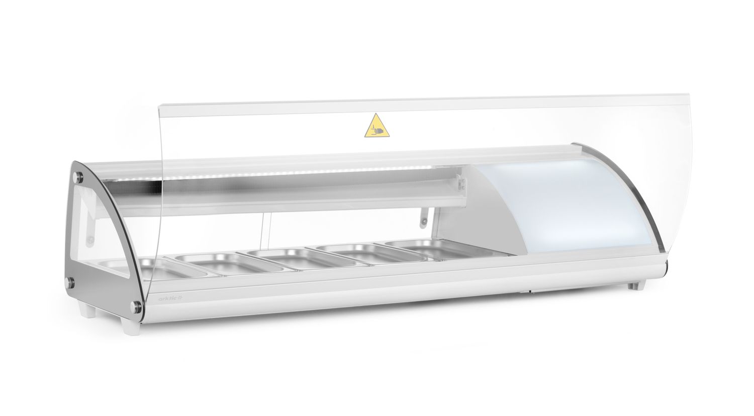 Vitrína na Sushi 5x GN 1/3, Arktic, 230V/160W, 1307x445x(H)327mm