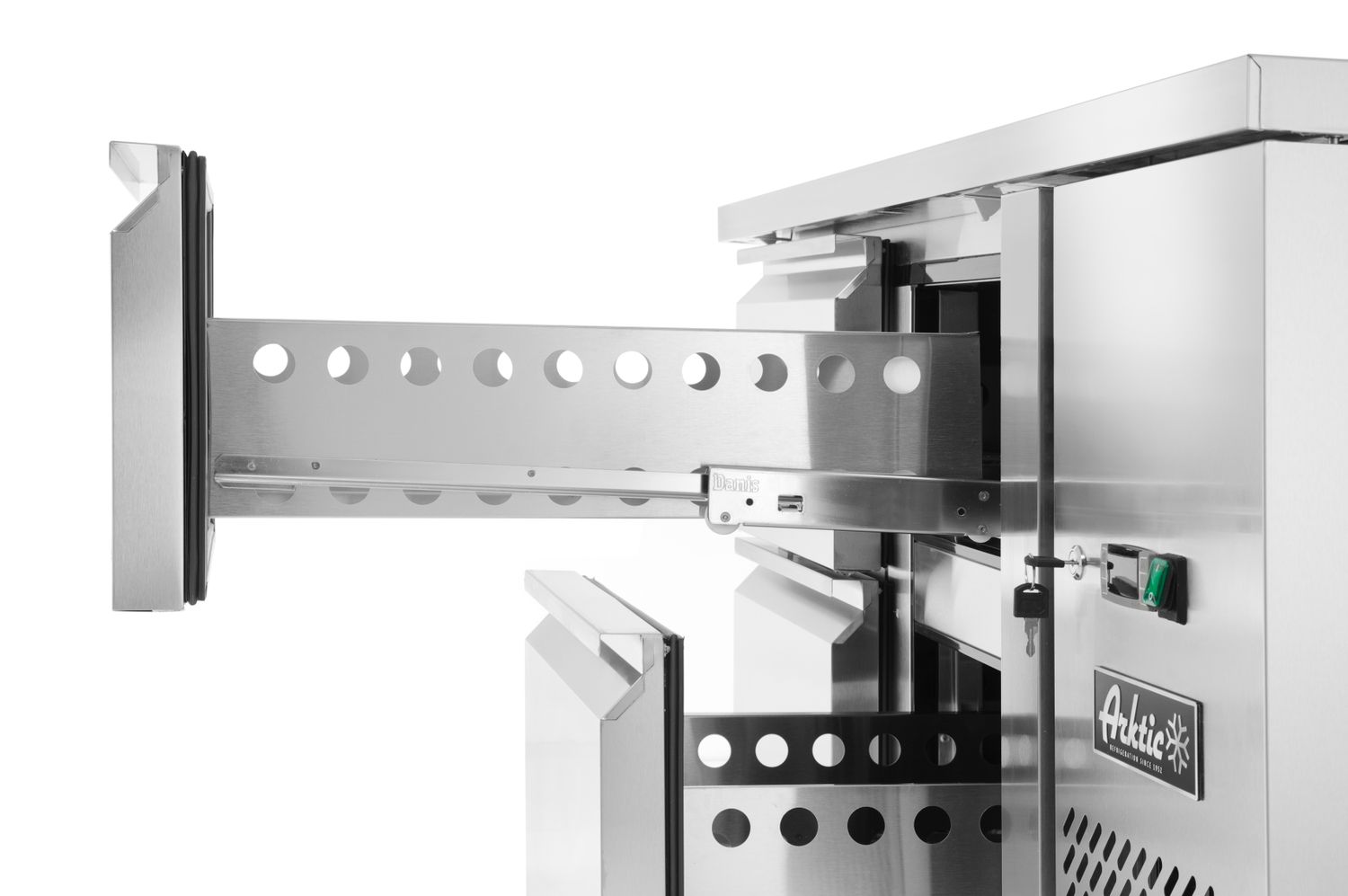 Chladiaci stôl Profi Line 2-dverový, s bočným agregátom, línia 700, Arktic, Profi Line, 230V/250W, 1360x700x(H)858mm