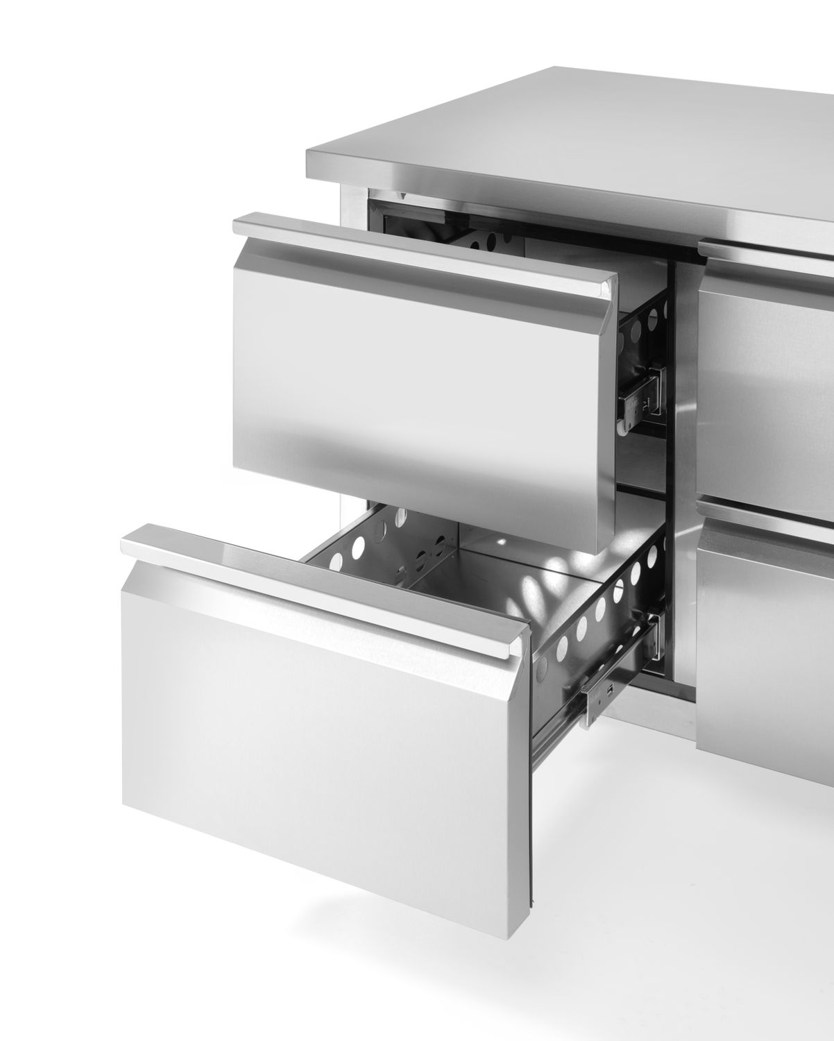 Chladiaci stôl Profi Line 2-dverový, s bočným agregátom, línia 700, Arktic, Profi Line, 230V/250W, 1360x700x(H)858mm