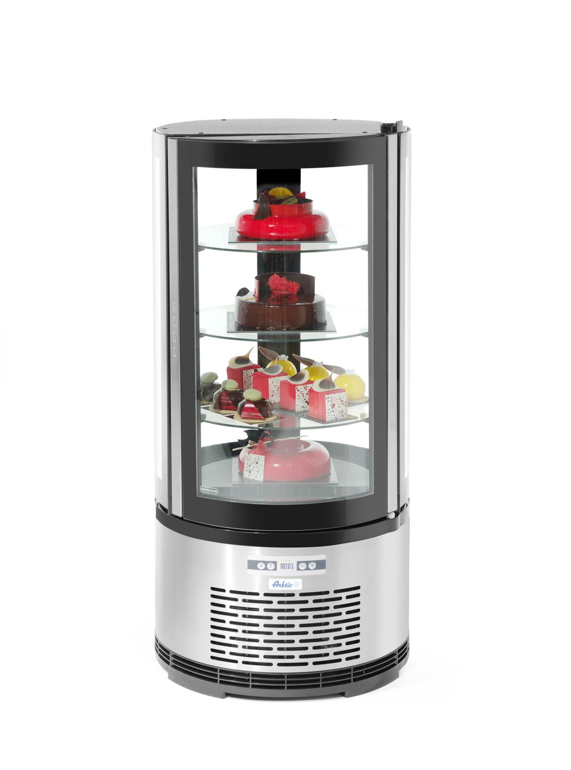Okrúhla chladiaca vitrína, Arktic, 100L, 230V/210W, ⌀480x(H)1065mm
