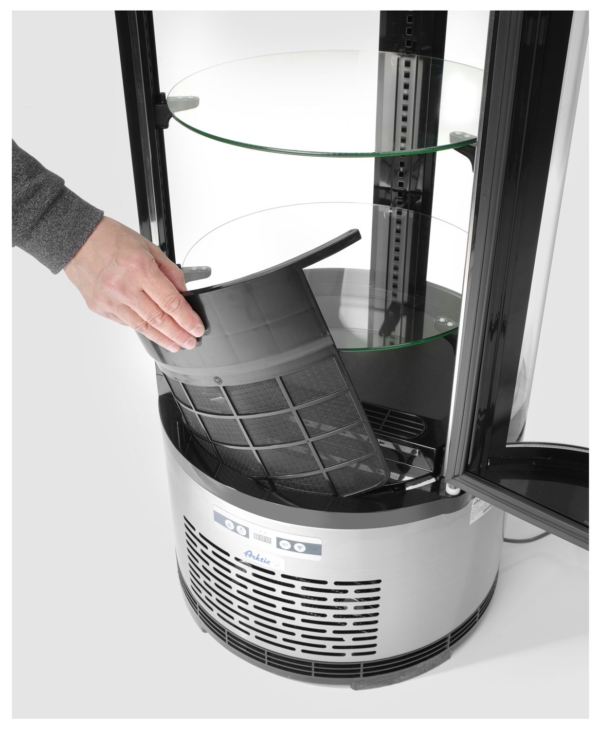 Okrúhla chladiaca vitrína, Arktic, 100L, 230V/210W, ⌀480x(H)1065mm