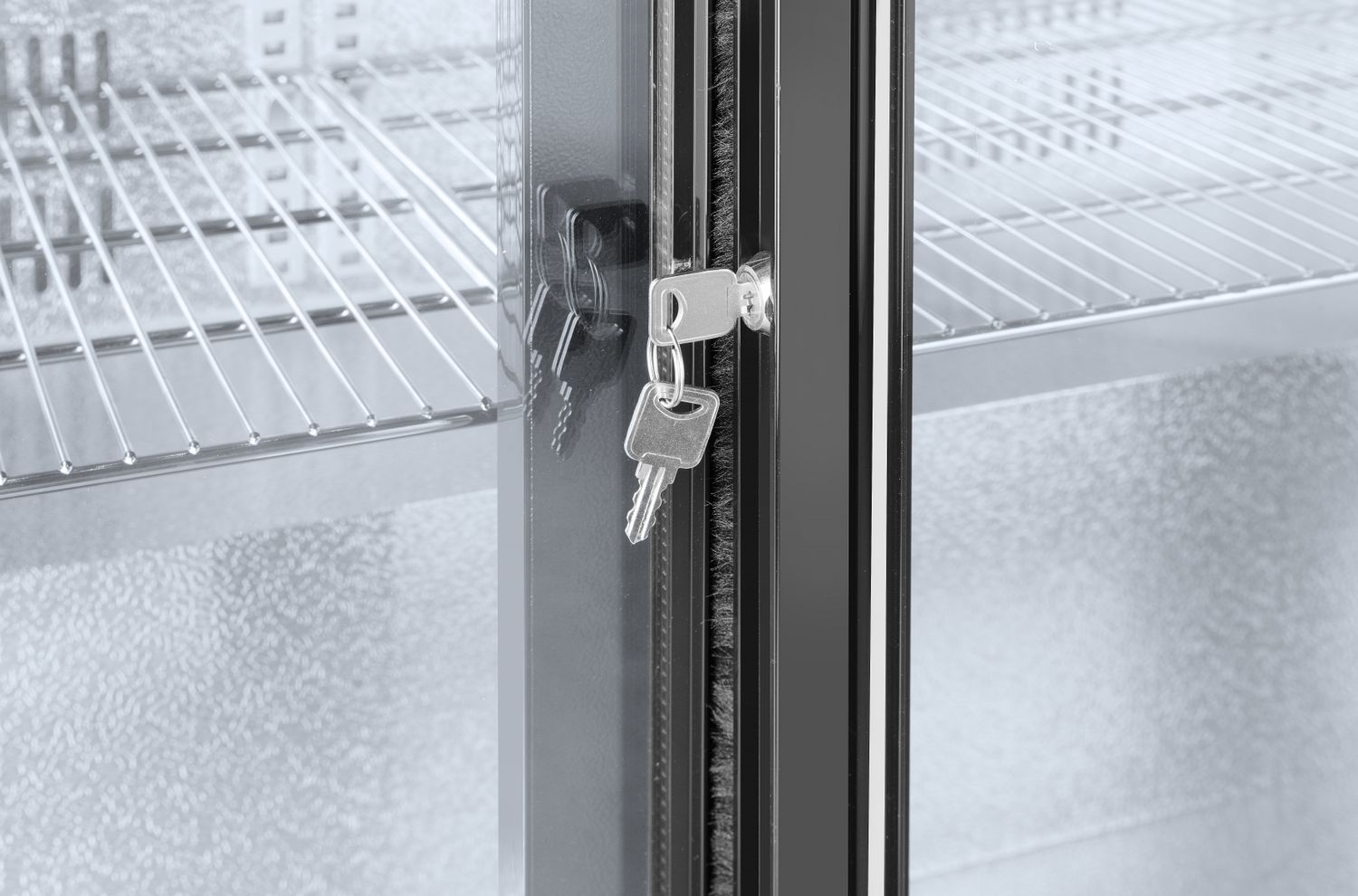 Barová chladnička s dvojitými posuvnými dverami, Arktic, 158L, Čierna, 220-240V/160W, 900x520x(H)865mm
