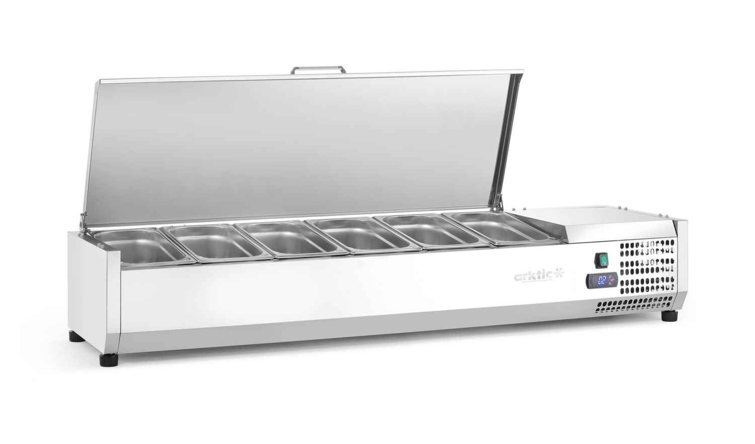 Chladiaca nadstavba na GN 1/3, Arktic, 6x GN 1/3, 230V/180W, 1405x420x(H)630mm