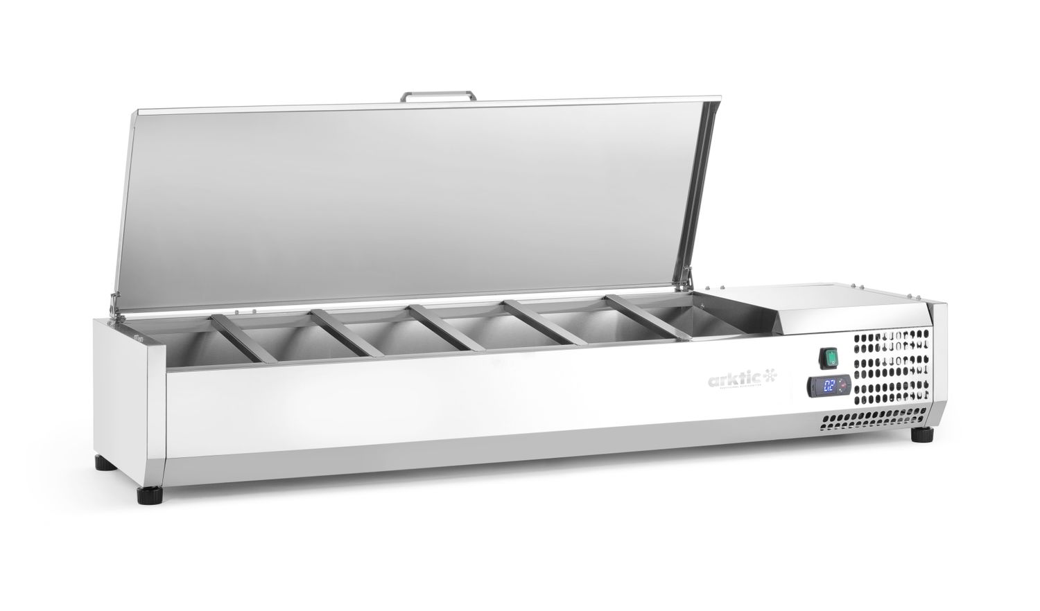 Chladiaca nadstavba na GN 1/3, Arktic, 6x GN 1/3, 230V/180W, 1405x420x(H)630mm