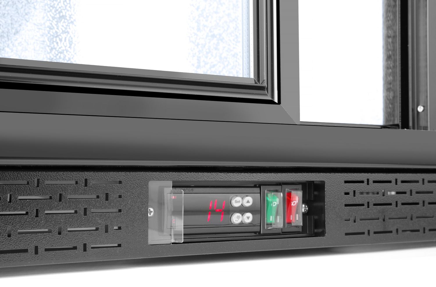 Barová chladnička s 3 posuvnými dverami, Arktic, 254L, Čierna, 220-240V/160W, 1350x520x(H)865mm