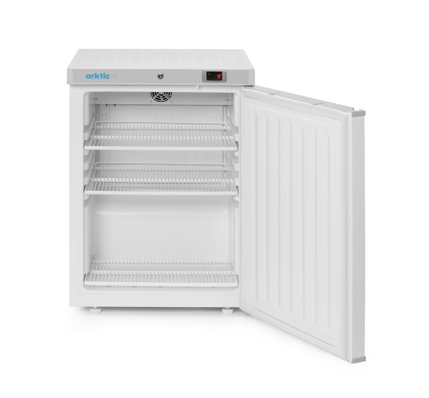 Chladiaca skriňa Budget Line s bielym lakovaným oceľovým krytovaním, HENDI, Budget Line, Biela, 230V/124W, 598x623x(H)838mm