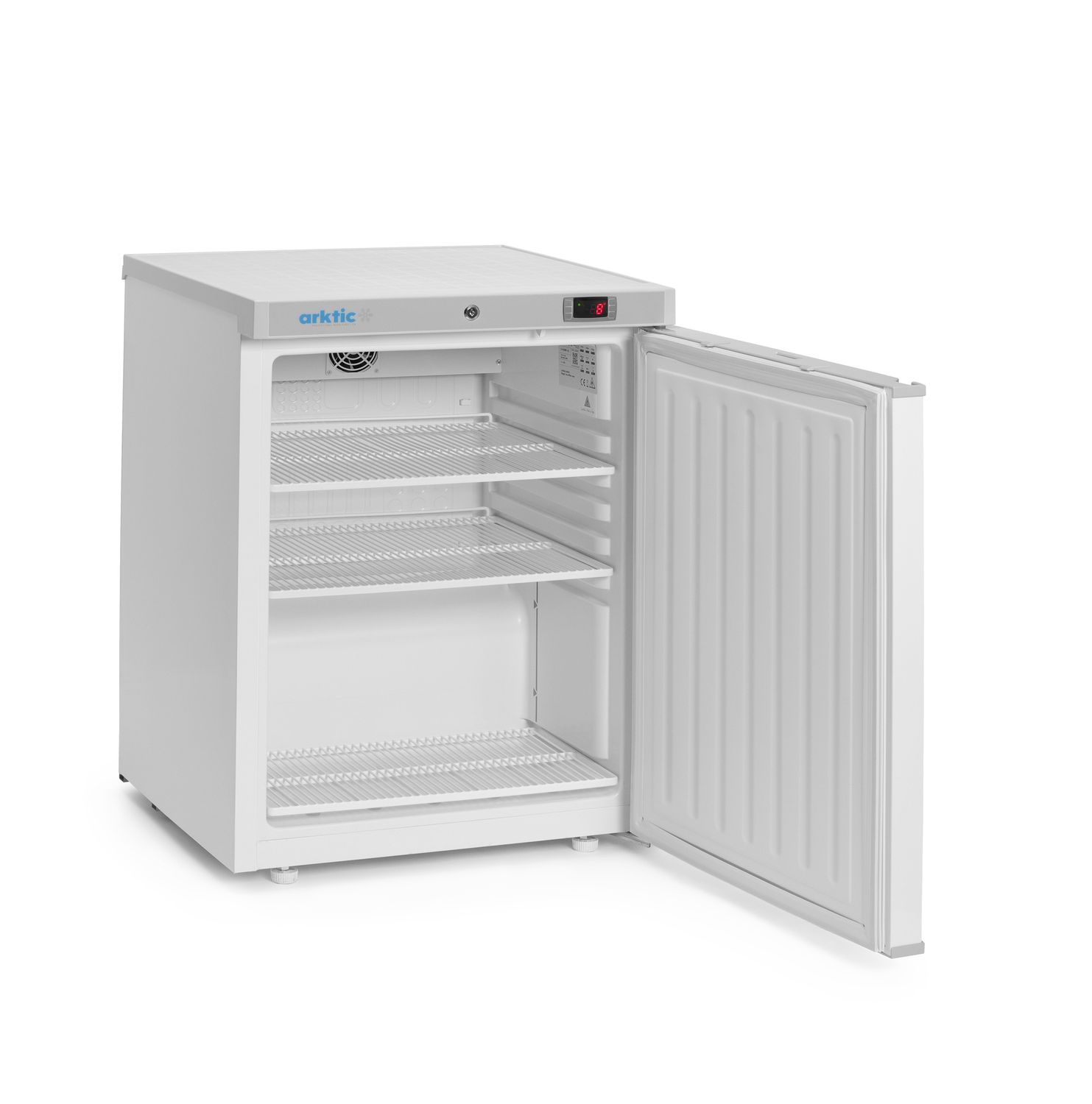 Chladiaca skriňa Budget Line s bielym lakovaným oceľovým krytovaním, HENDI, Budget Line, Biela, 230V/124W, 598x623x(H)838mm