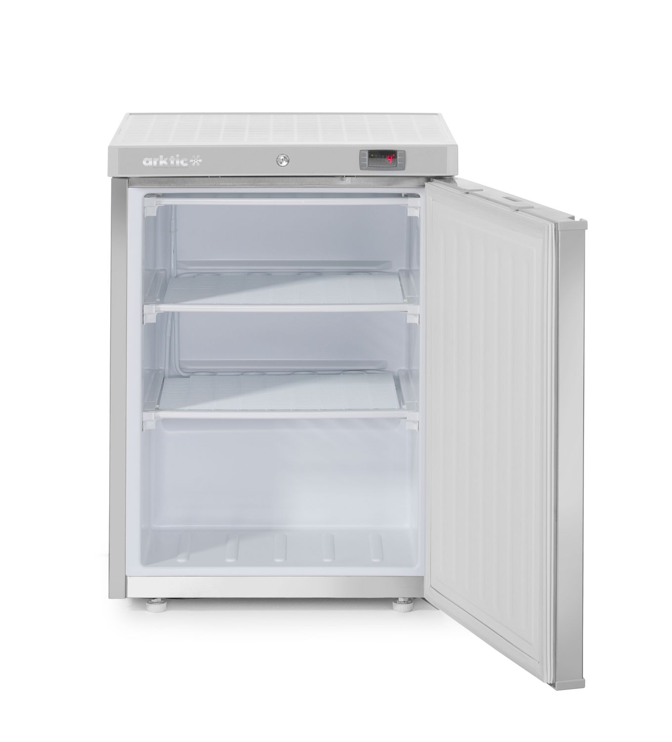 Mraziaca skriňa Budget Line s krytom z nehrdzavejúcej ocele, Arktic, Budget Line, 230V/111W, 598x655x(H)838mm