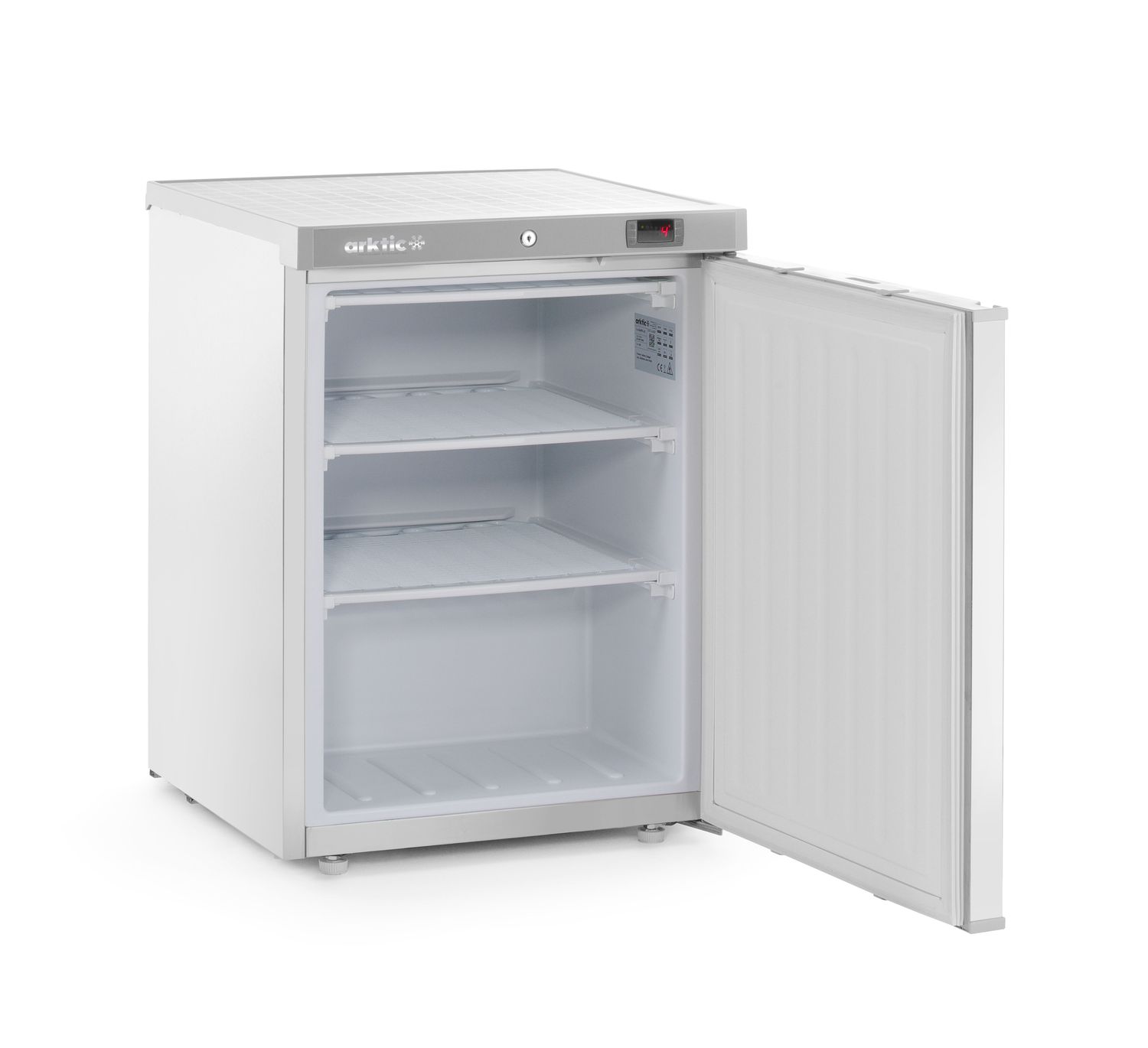 Mraziaca skriňa Budget Line s krytom z nehrdzavejúcej ocele, Arktic, Budget Line, 230V/111W, 598x655x(H)838mm