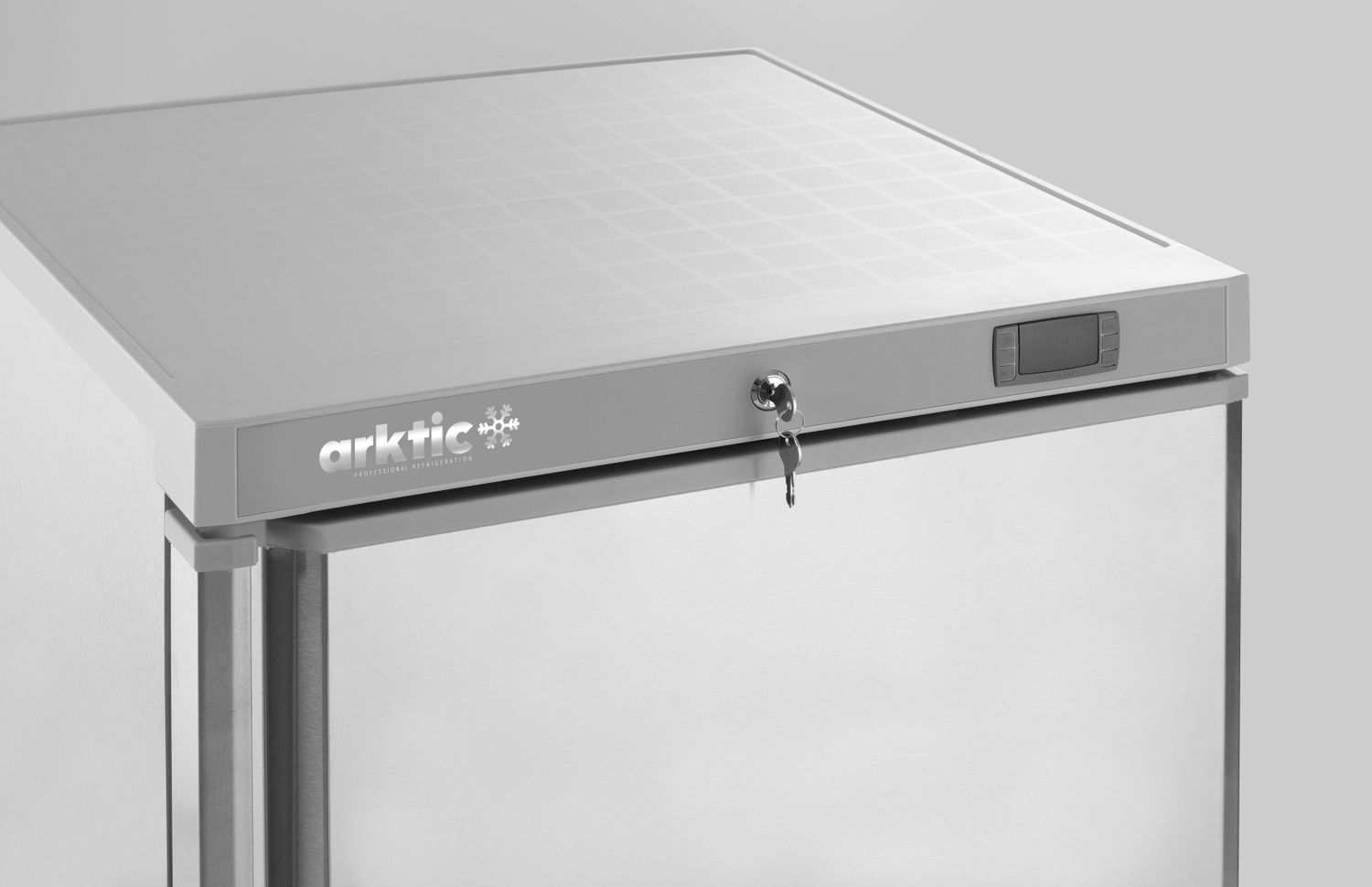 Mraziaca skriňa Budget Line s krytom z nehrdzavejúcej ocele, Arktic, Budget Line, 230V/111W, 598x655x(H)838mm