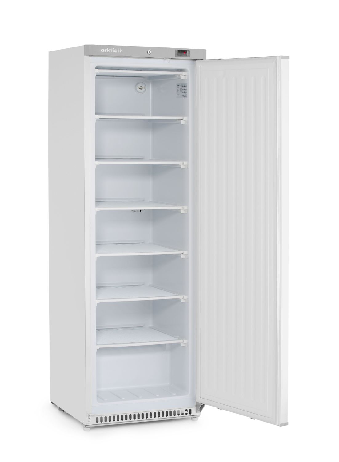 Mraziaca skriňa Budget Line s bielym lakovaným oceľovým krytovaním, Arktic, Budget Line, 400 l, Biela, 230V/322W, 600x646x(H)1875mm