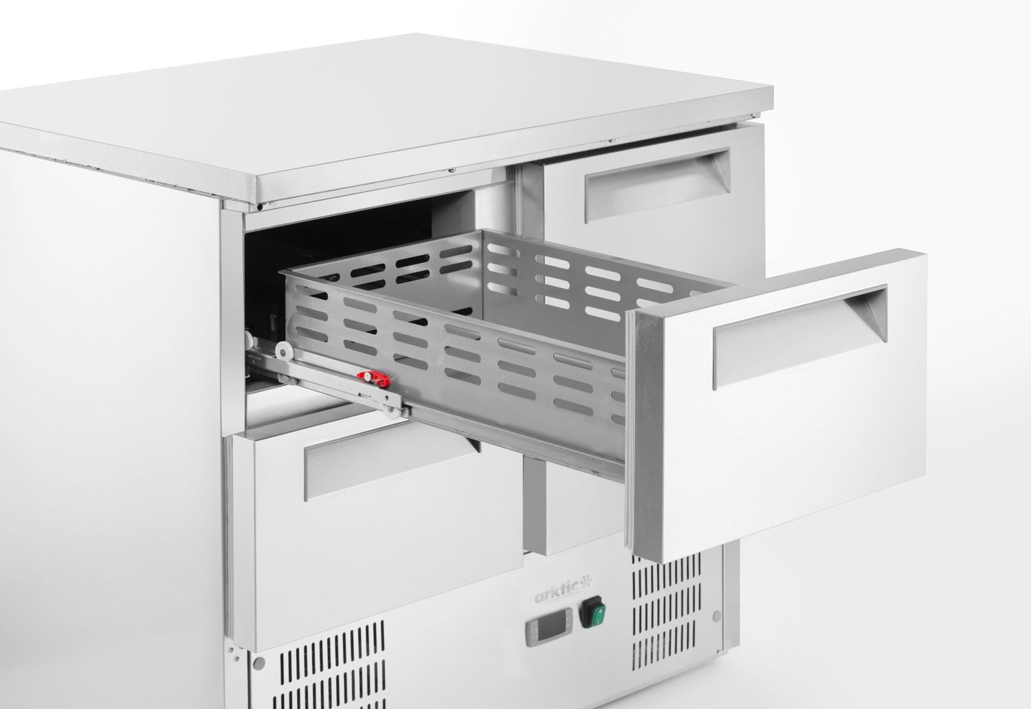 Chladiaci pult so 4 zásuvkami, Arktic, GN 1/1, 112L, 220-240V/143W, 900x700x(H)855mm