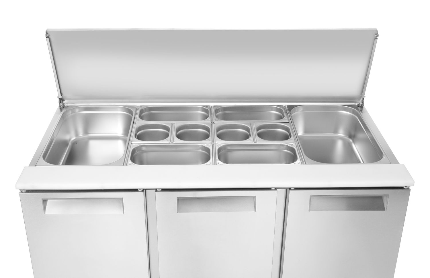 Chladiaci stôl 3-dverový so sklopným vekom, Arktic, 368L, 230V/155W, 1365x700x(H)860mm
