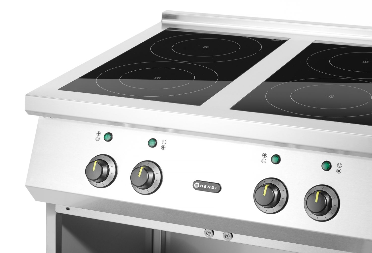 Indukčný varič so 4 varnými zónami, HENDI, 400V/17000W, 800x720x(H)854mm