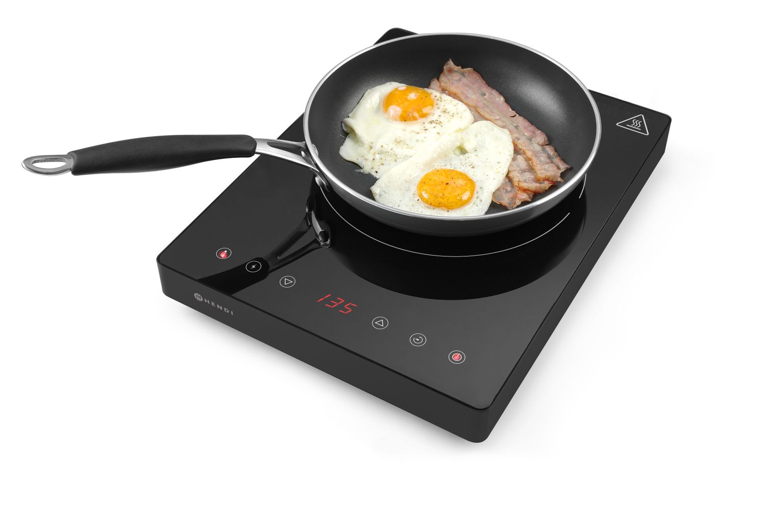 Indukčný varič 2000 W, HENDI, Kitchen Line, 230V/2000W, 297x411x(H)57mm
