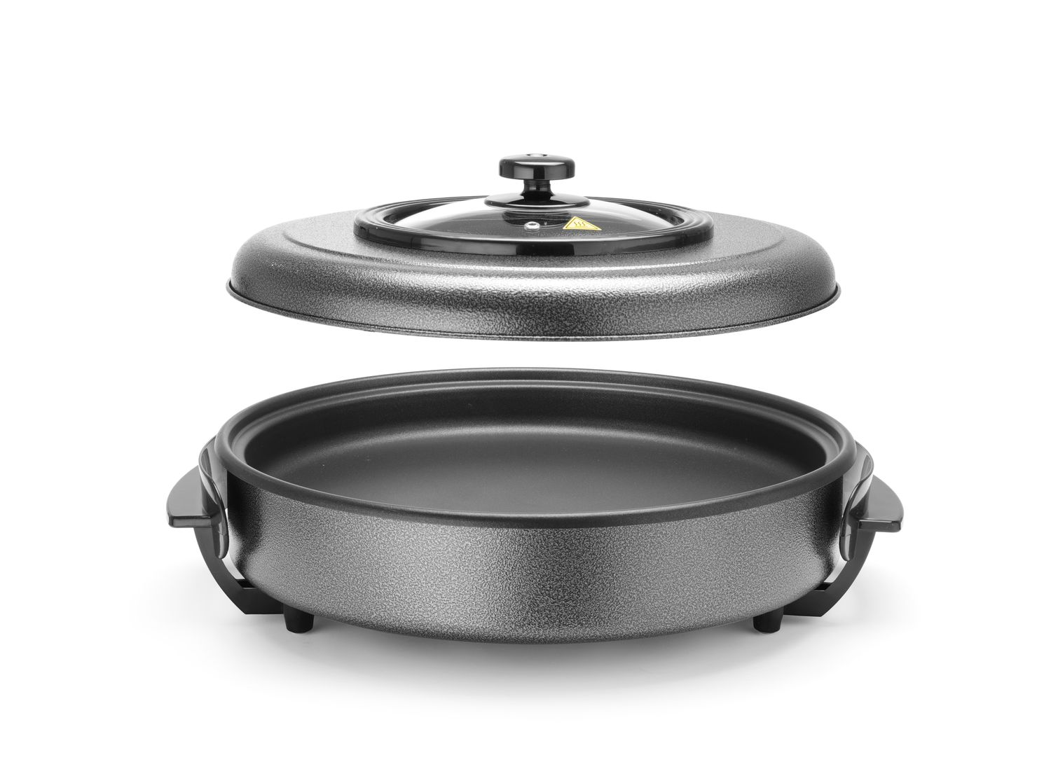 Elektrická multifunkčná panvica, HENDI, multipanvica 400x(H)50 mm, 230V/1400W, ⌀400x(H)190mm
