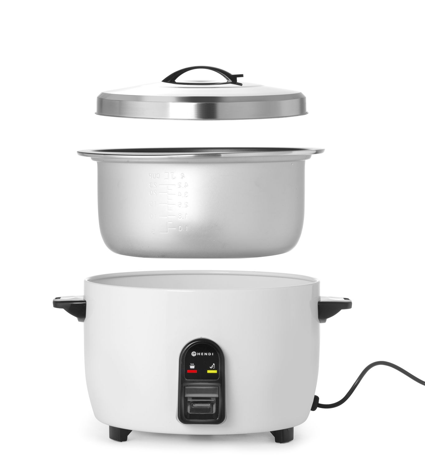 Zariadenie na varenie ryže a kaše 4,2 l, HENDI, Kitchen Line, 4,2L, 230V/1550W, 420x380x(H)240mm