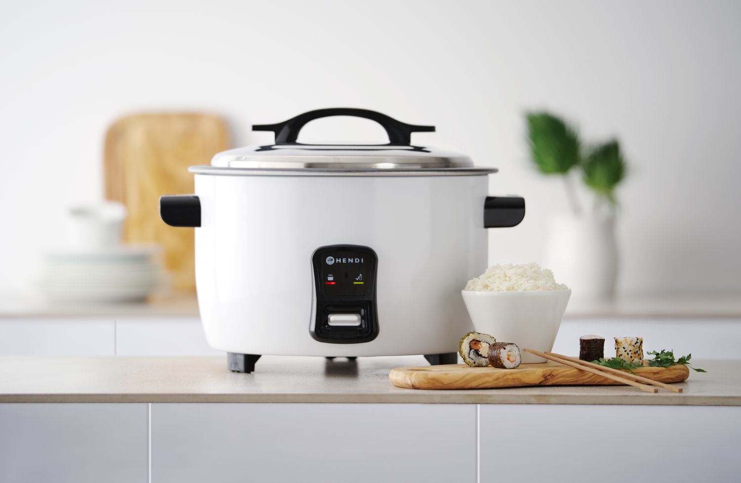 Zariadenie na varenie ryže a kaše 4,2 l, HENDI, Kitchen Line, 4,2L, 230V/1550W, 420x380x(H)240mm