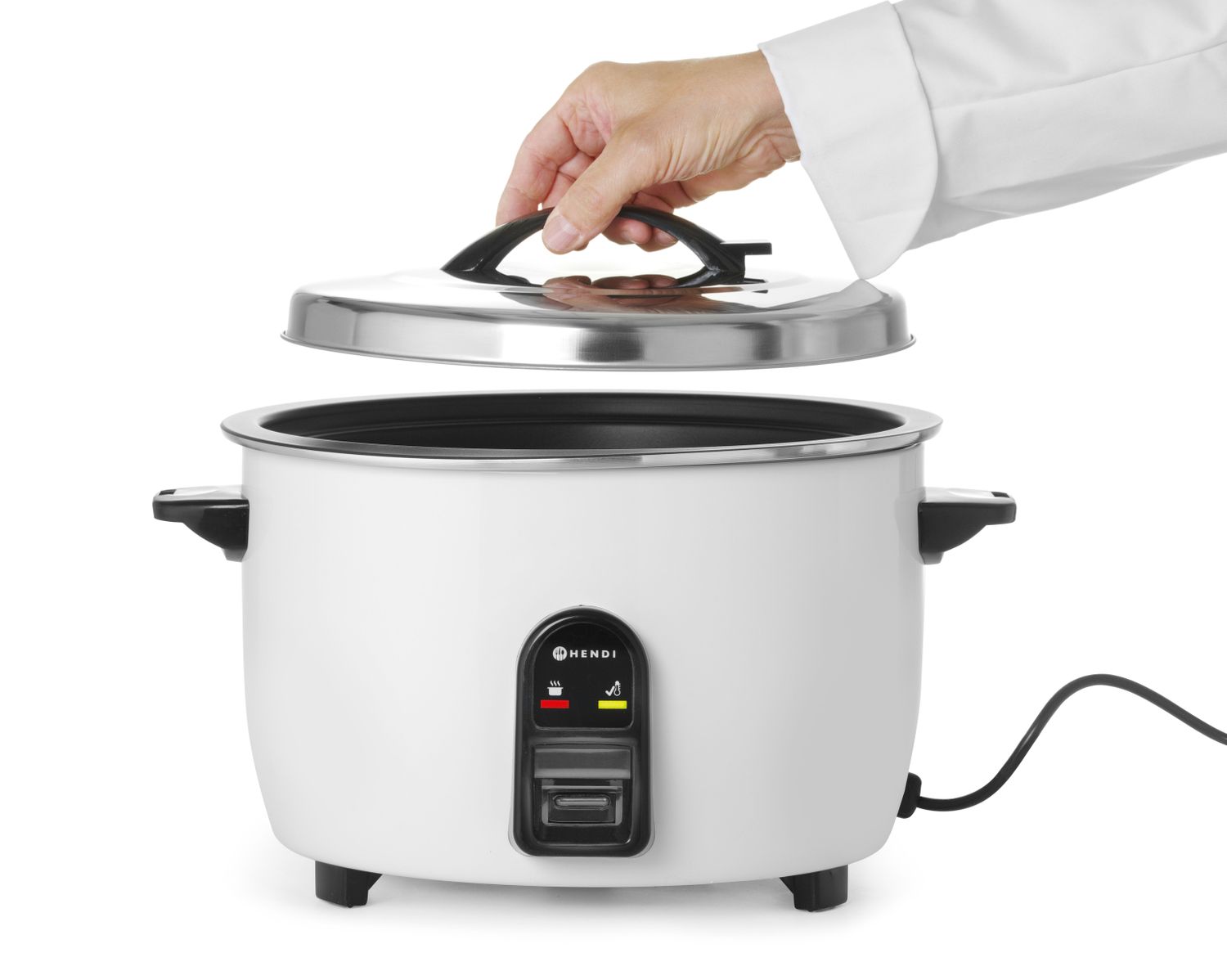 Zariadenie na varenie ryže a kaše 4,2 l, HENDI, Kitchen Line, 4,2L, 230V/1550W, 420x380x(H)240mm
