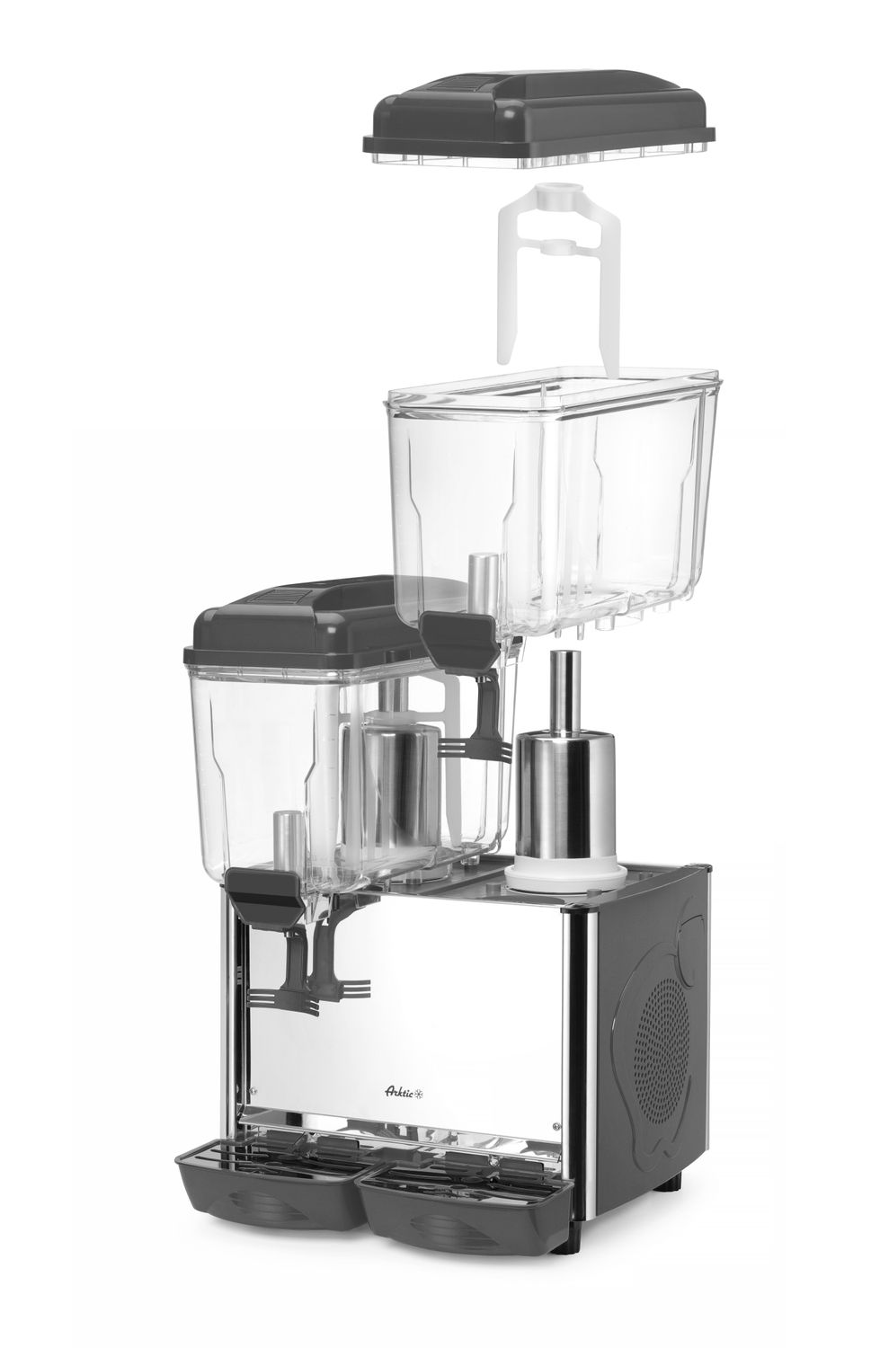 Sorbetier-Granitor na džúsy 2x 12 l, Arktic, 24L, 230V/370W, 485x415x(H)645mm