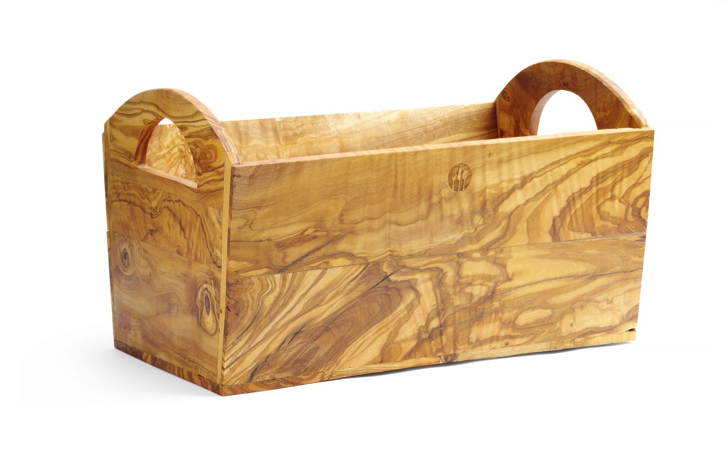 Box z olivového dreva, HENDI, 245x198x(H)194mm