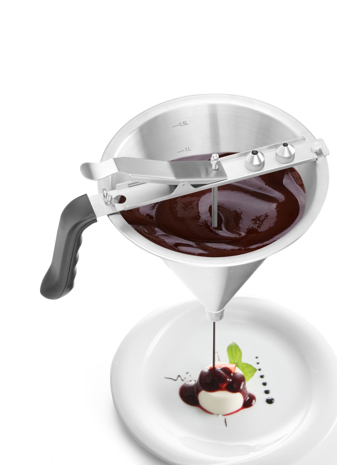 DÁVKOVACÍ LIEVIK na omáčky Profi Line, HENDI, Profi Line, 1,5L, ⌀212x(H)315mm