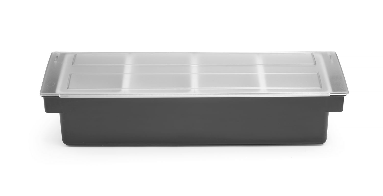 Box na prísady – 4 nádoby, BarUp, 480x150x(H)100mm