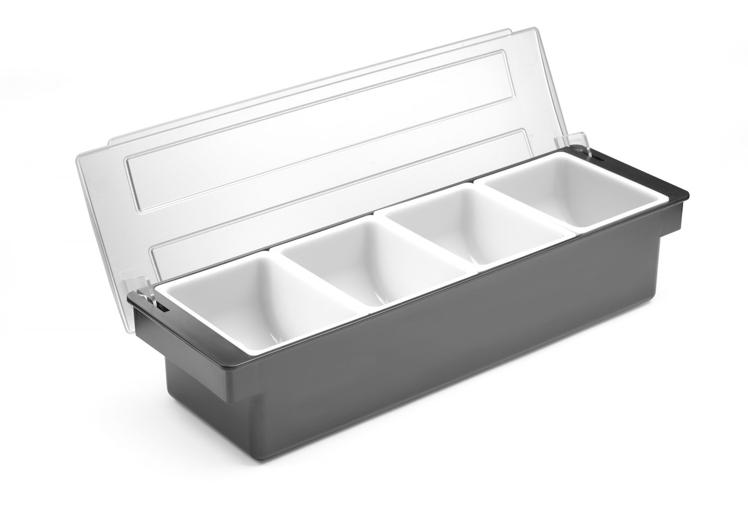 Box na prísady – 4 nádoby, BarUp, 480x150x(H)100mm