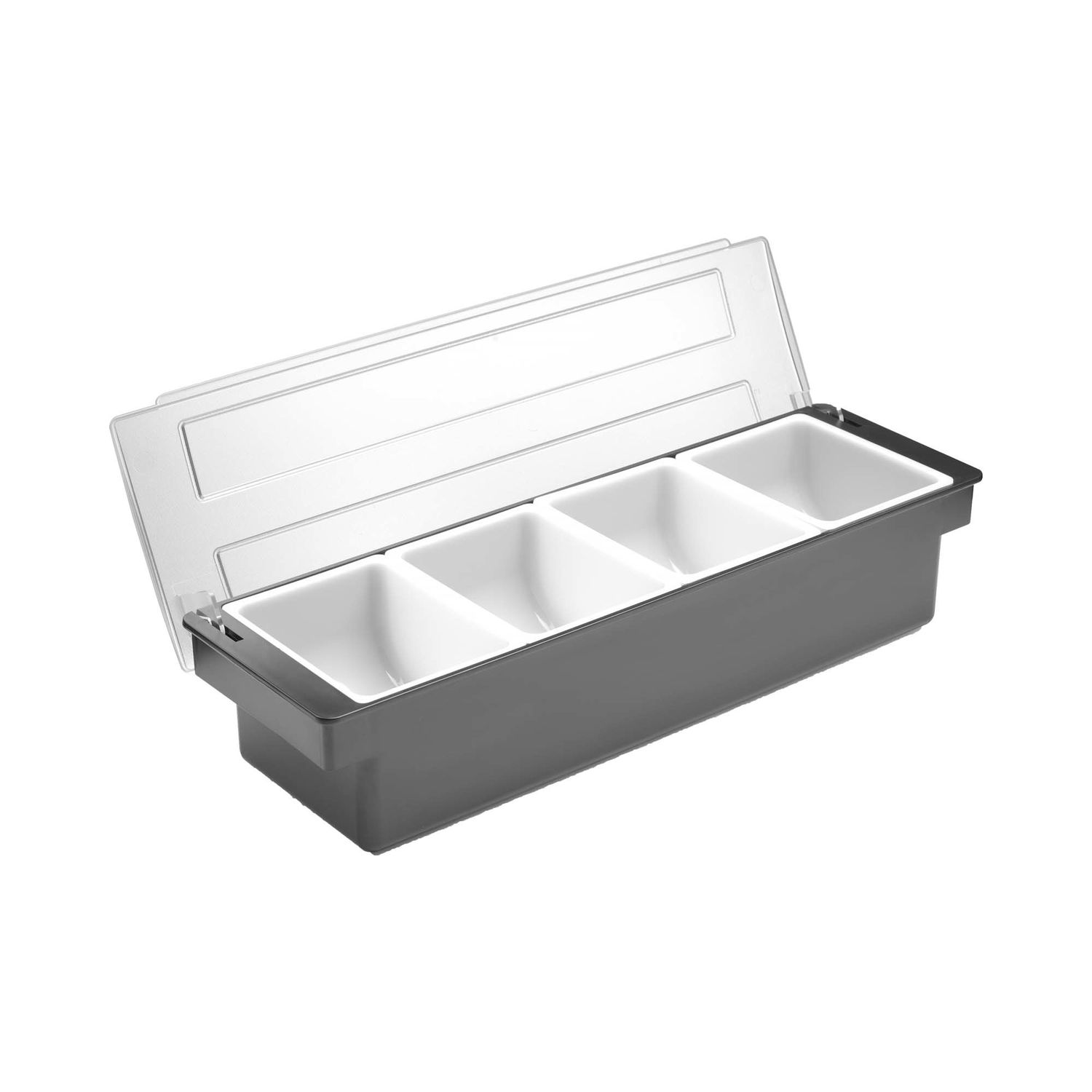 Box na prísady – 4 nádoby, BarUp, 480x150x(H)100mm