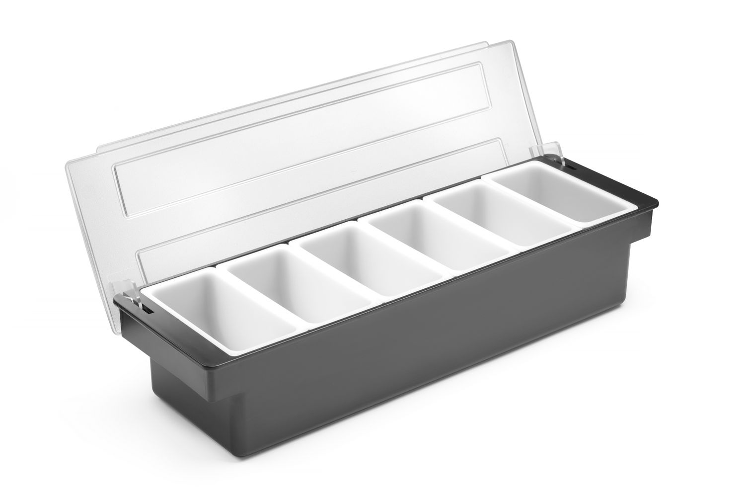 Box na prísady – 6 nádob, BarUp, 480x150x(H)100mm