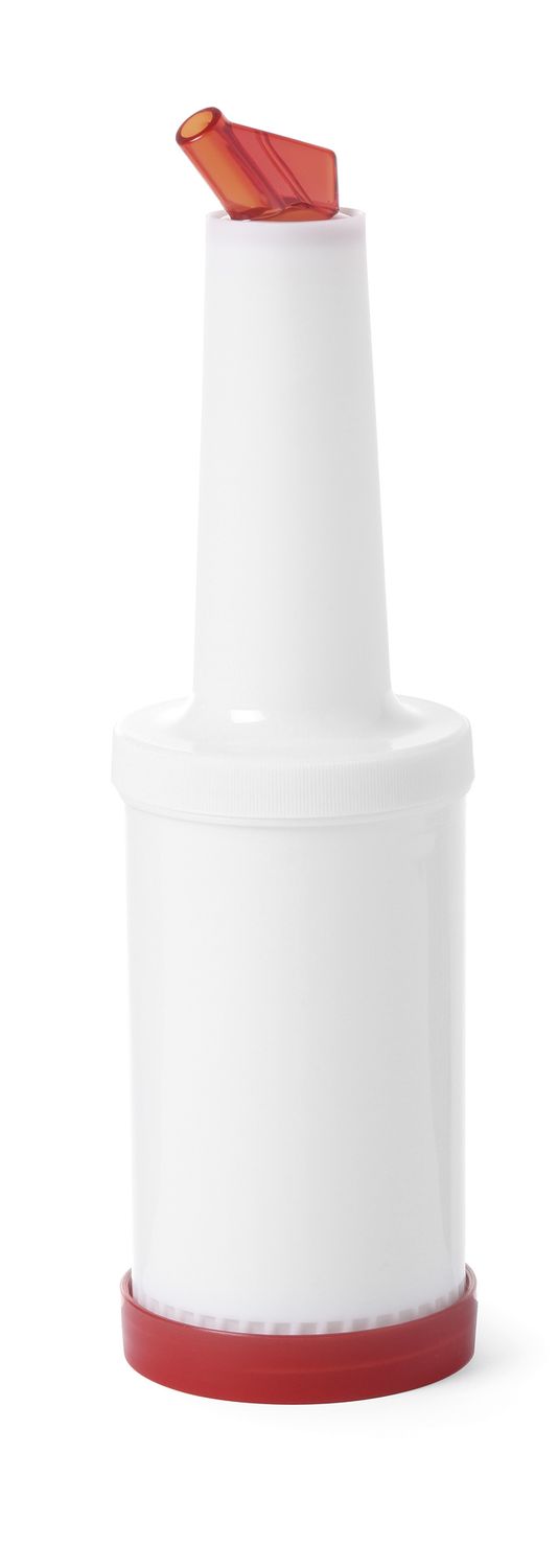 Barmanský dávkovač s vymeniteľnými koncovkami, BarUp, 0,8L, Biela, ⌀90x(H)300mm