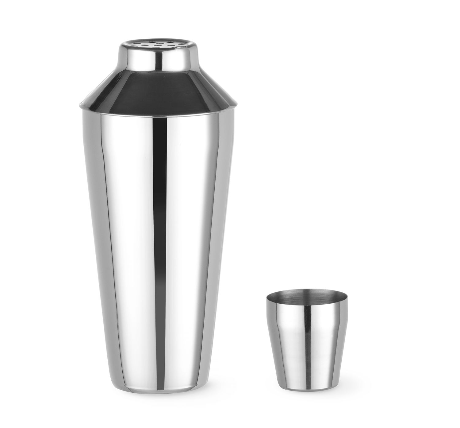 3-dielny Cobblerov shaker, BarUp, 0,75L, ⌀90x(H)255mm
