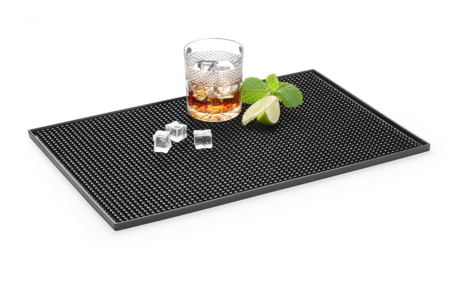Barmanská rohož, BarUp, Čierna, 453x305x(H)15mm