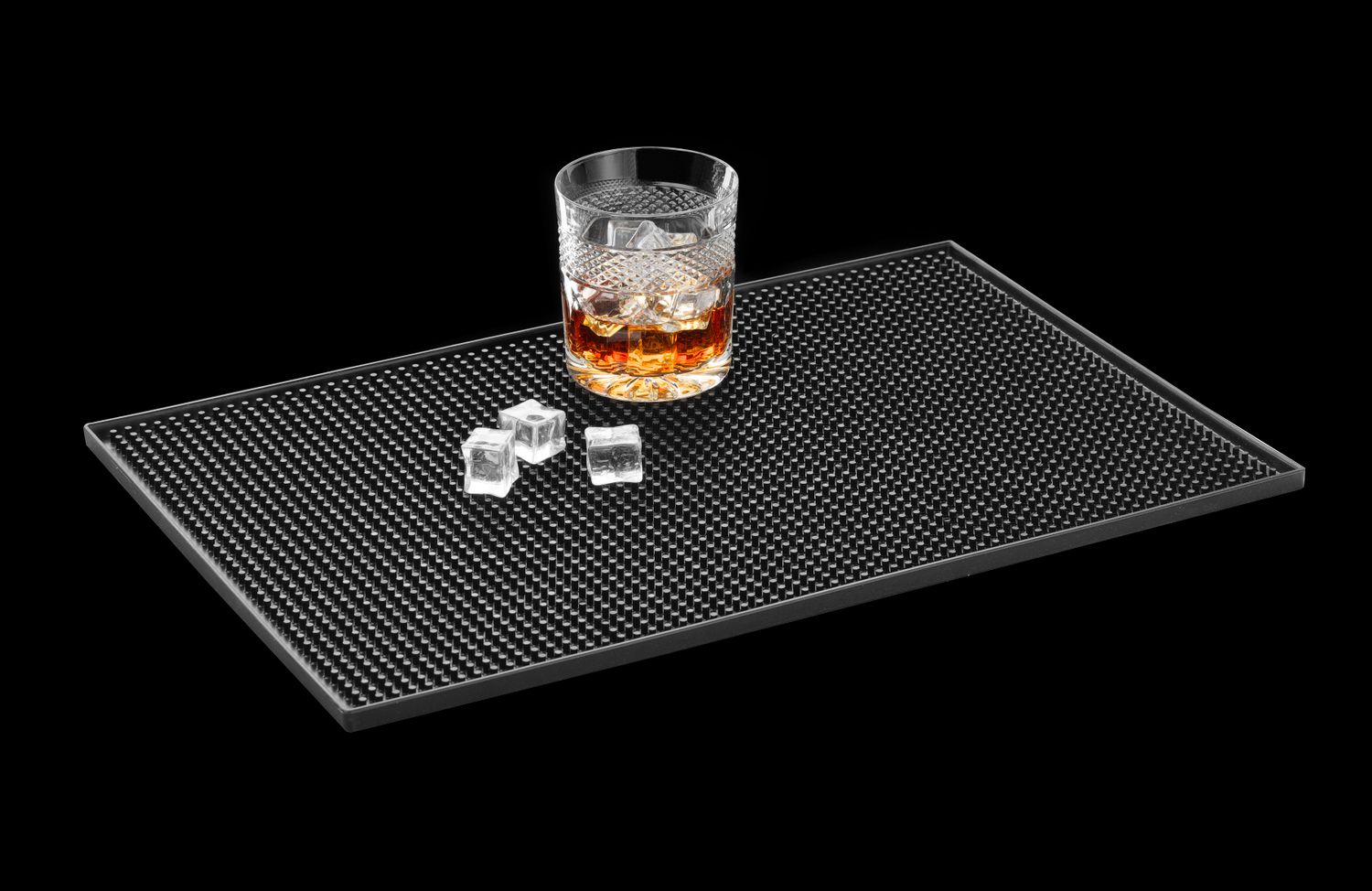 Barmanská rohož, BarUp, Čierna, 453x305x(H)15mm