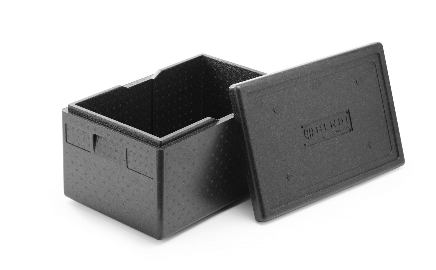 Tepelnoizolačná nádoba, HENDI, Kitchen Line, GN 1/1, 46L, Čierna, 600x400x(H)320mm