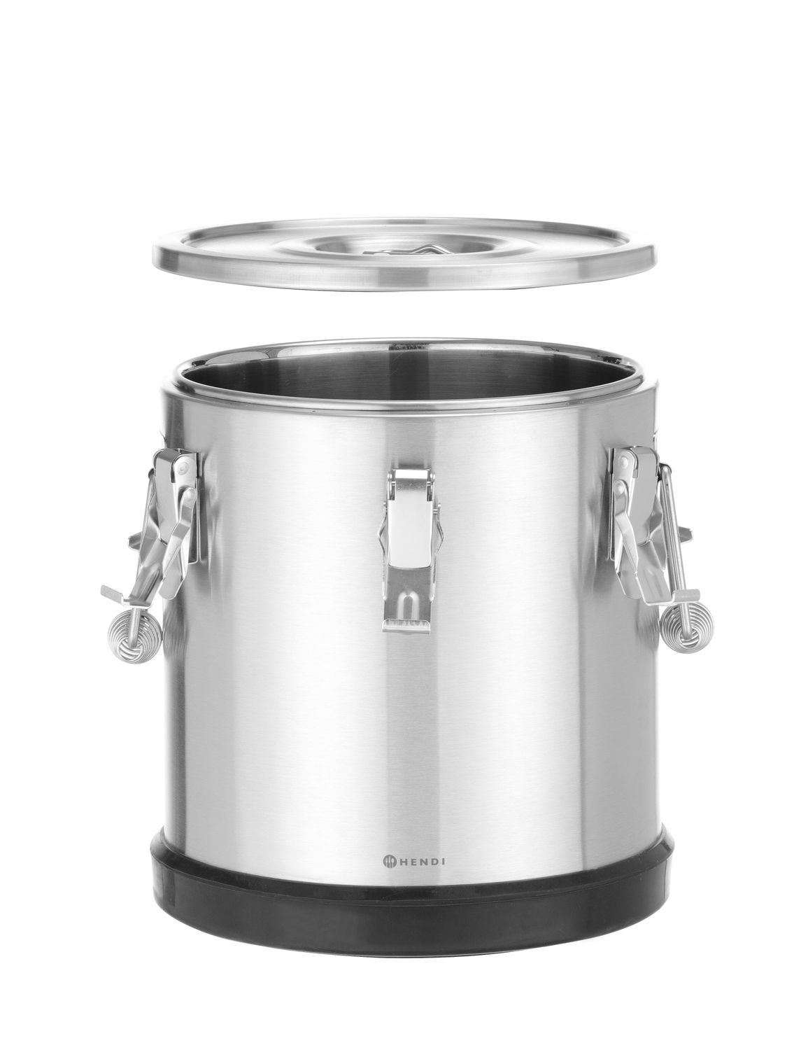 Nerezová termoska Kitchen Line na prepravu potravín, HENDI, Kitchen Line, 15L, Strieborná, ⌀300x(H)340mm
