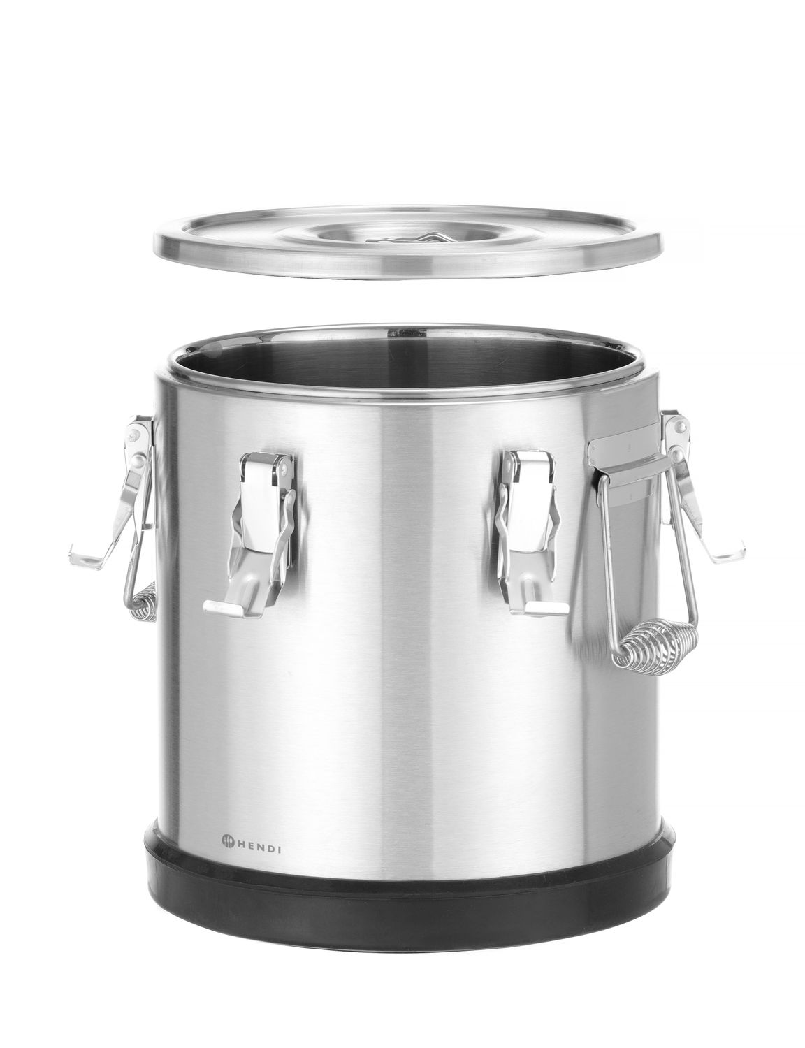 Nerezová termoska Kitchen Line na prepravu potravín, HENDI, Kitchen Line, 15L, Strieborná, ⌀300x(H)340mm