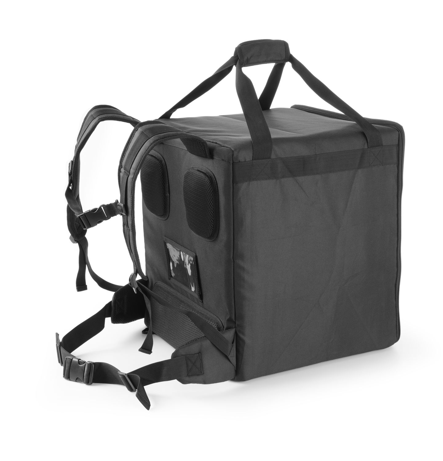 Izolovaný batoh na prepravu potravín, HENDI, 75,2L, Čierna, 410x410x(H)480mm