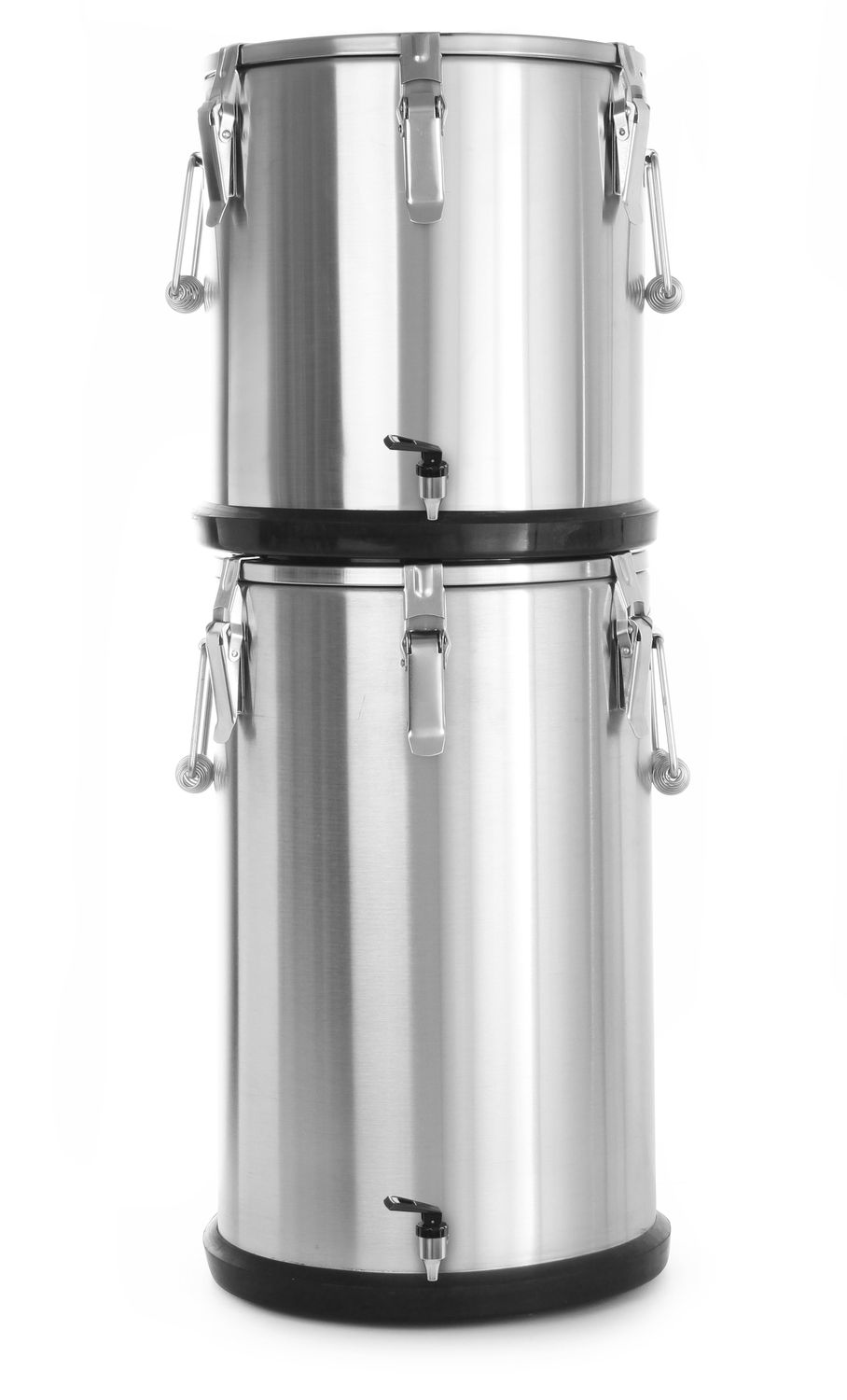 Izolačný prenosný termos – s kohútikom, HENDI, Profi Line, 20L, ⌀330x(H)360mm
