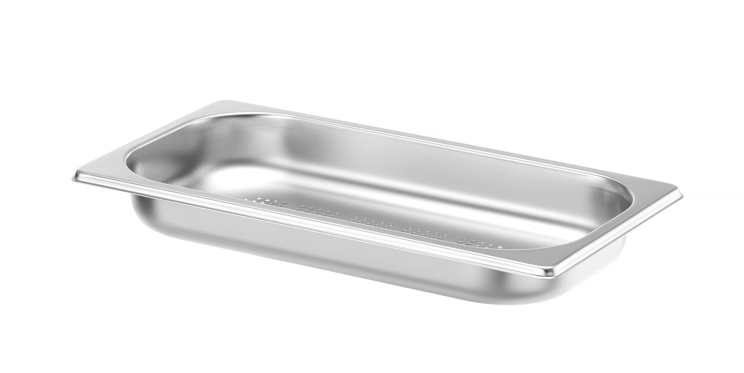 Nádoba GN 1/3 perforovaná, HENDI, Profi Line, GN 1/3, 1,2L, (H)40mm