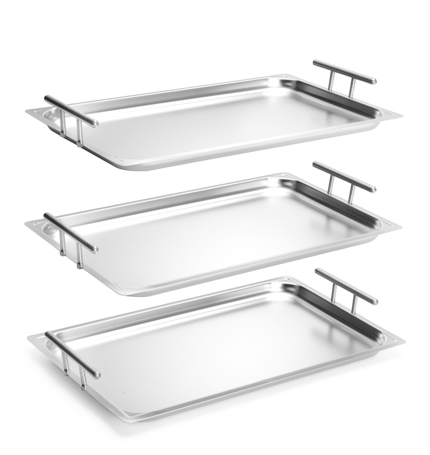 Obdĺžnikový servírovací podnos, HENDI, 530x325x(H)70mm