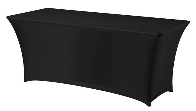 Obdĺžnikový obrus , HENDI, 810927, Čierna, 1500x760x(H)730mm