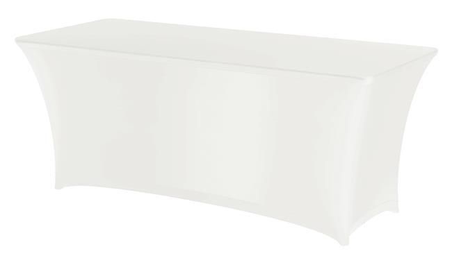 Obdĺžnikový obrus , HENDI, 810910 + 810897, Biela, 1830x760x(H)730mm