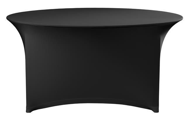 Okrúhly návlek na stôl, HENDI, 810941, Čierna, ⌀1800x(H)760mm