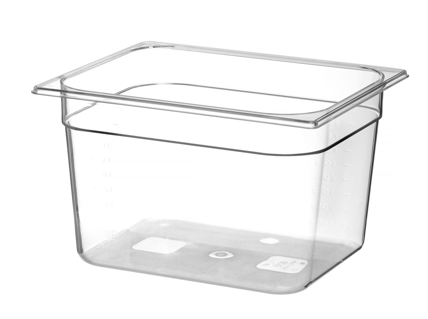 Nádoba GN 1/2, HENDI, Profi Line, GN 1/2, 12,5L, Priehľadná, 325x265x(H)200mm