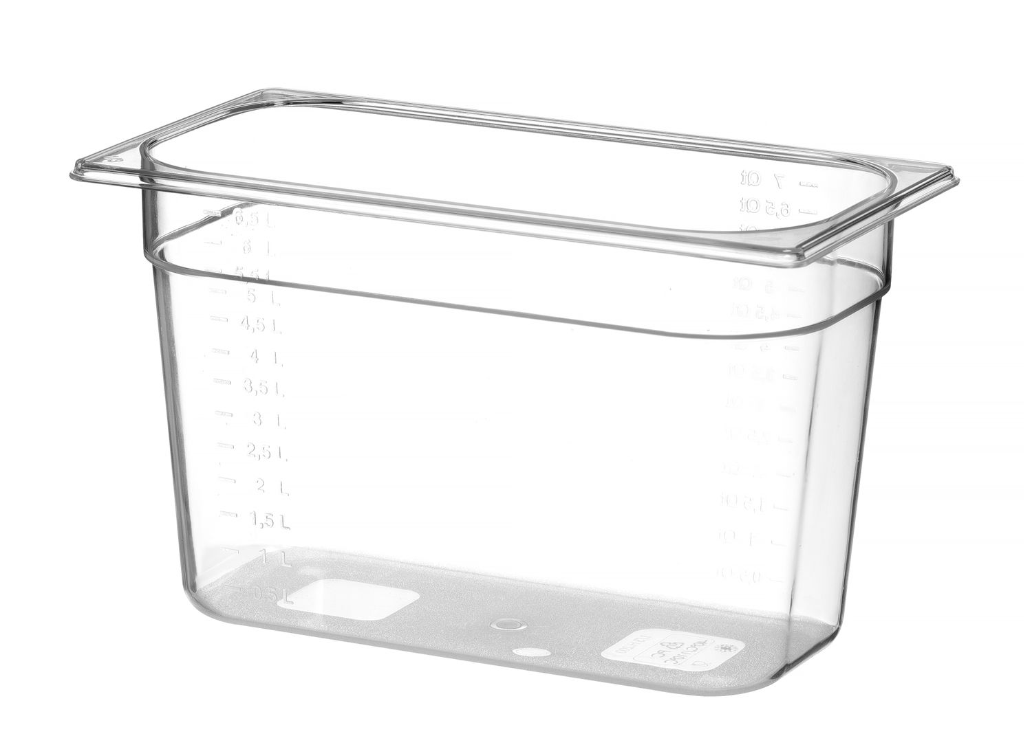 Nádoba GN 1/3, HENDI, Profi Line, GN 1/3, 7,8L, Priehľadná, 325x176x(H)200mm