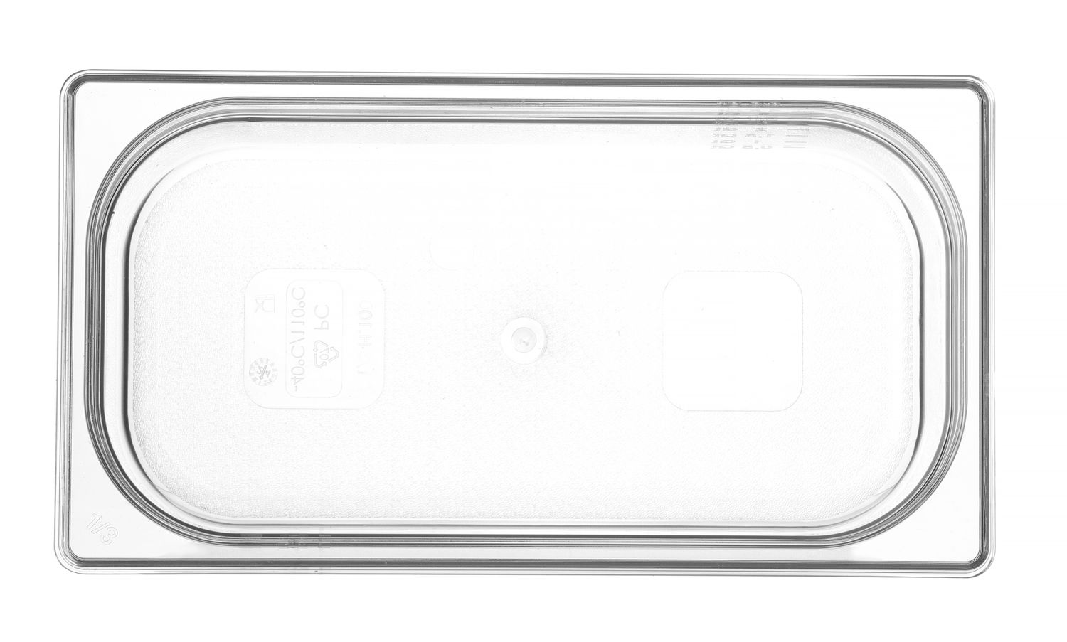 Nádoba GN 1/3, HENDI, Profi Line, GN 1/3, 4L, Priehľadná, 325x176x(H)100mm
