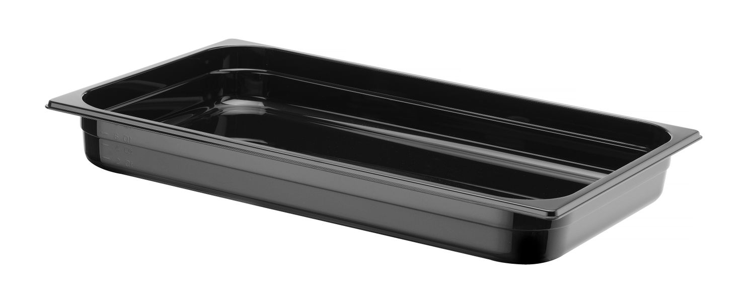 Nádoba GN 1/1, HENDI, Profi Line, GN 1/1, 9L, Čierna, 530x325x(H)65mm