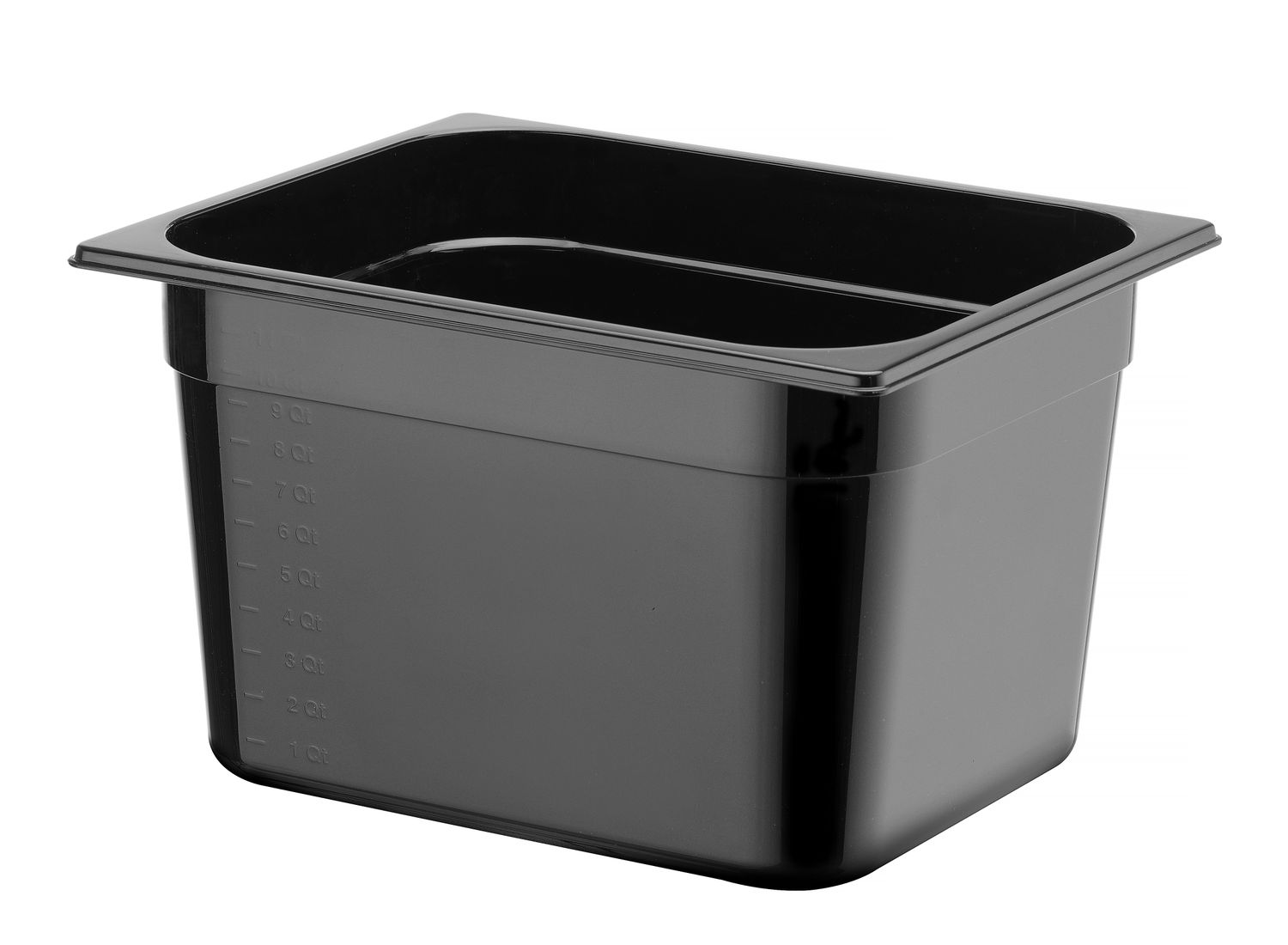 Nádoba GN 1/2, HENDI, Profi Line, 12,5L, Čierna, 325x265x(H)200mm