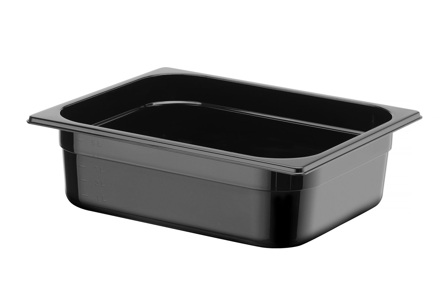 Nádoba GN 1/2, HENDI, Profi Line, GN 1/2, 6,5L, Čierna, 325x265x(H)100mm